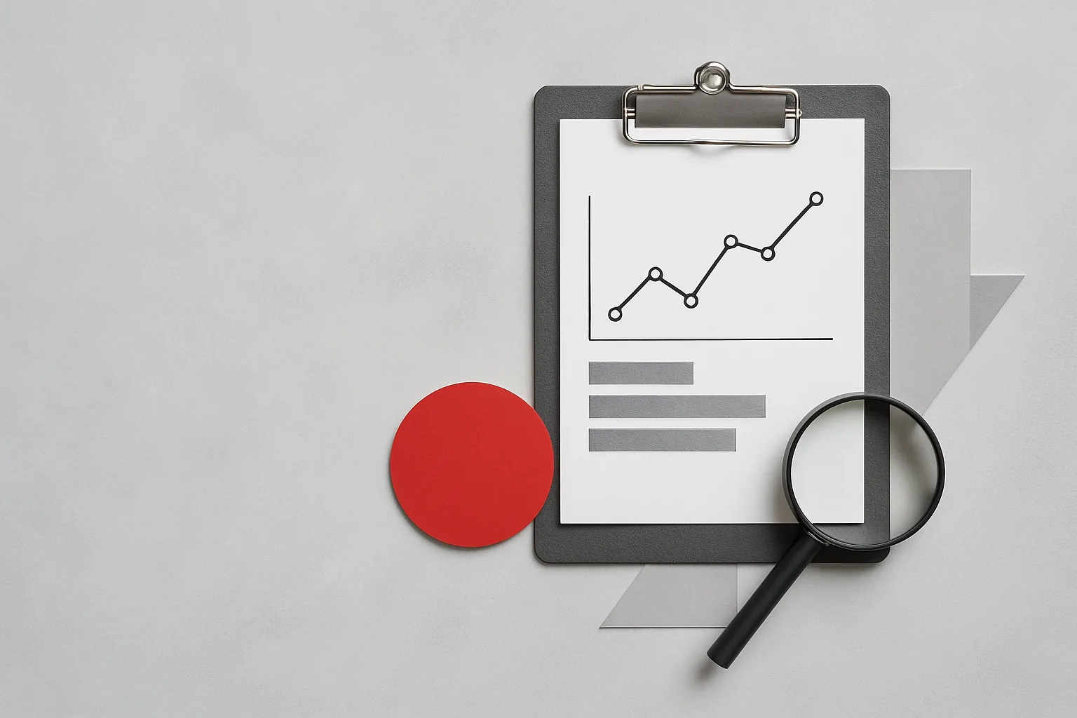 Gráfico de medición de marketing en una pantalla de ordenador