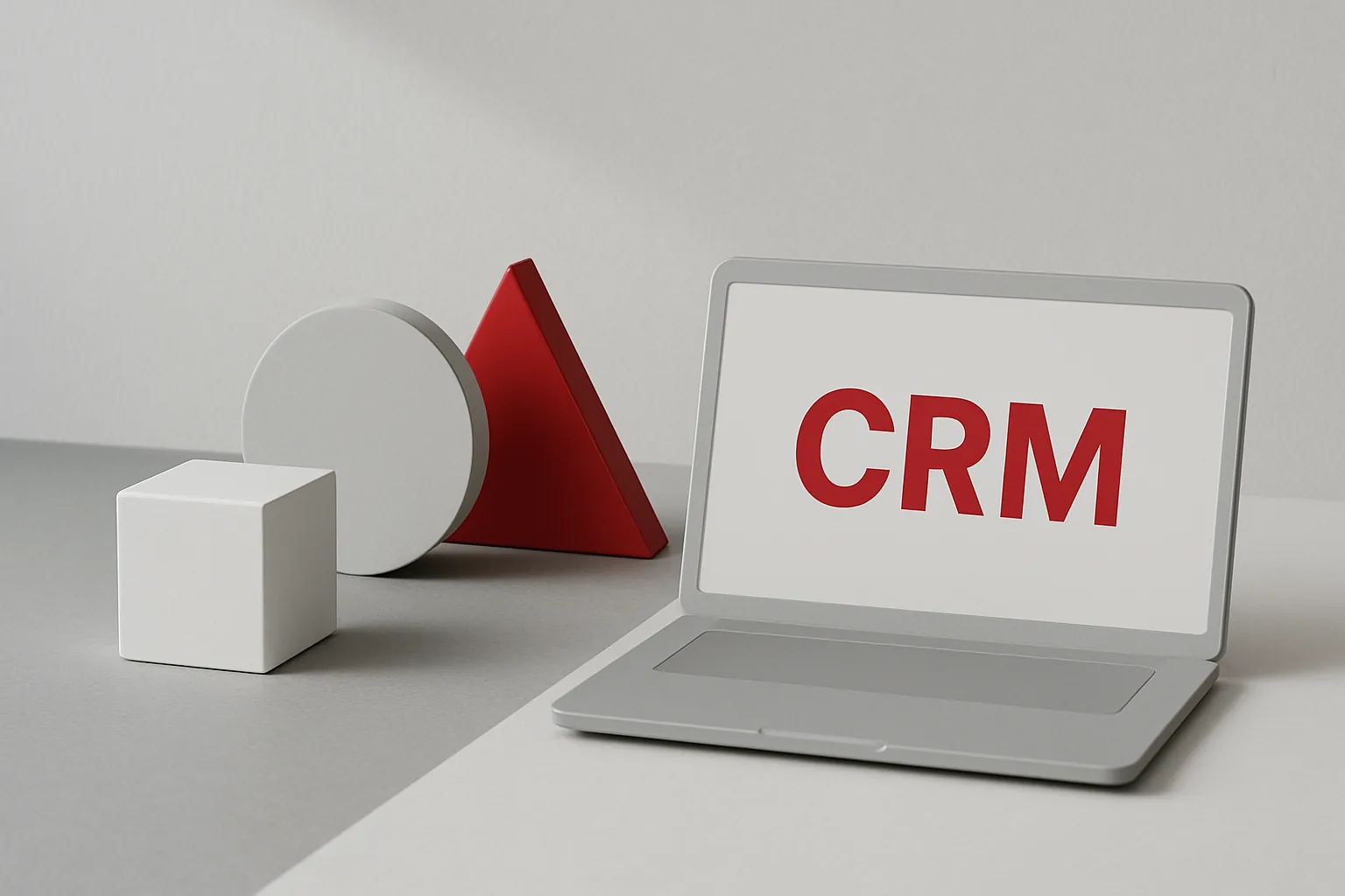 Pantalla de ordenador mostrando un software de CRM.